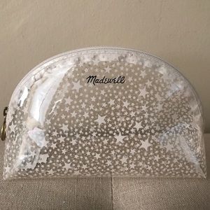 Madewell Clear Half Moon Starry Pouch